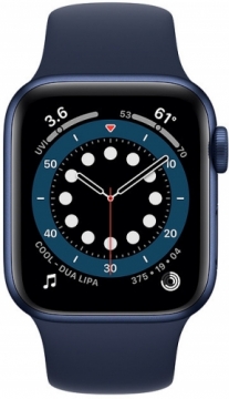 Apple Watch 6 GPS 40mm Sport Band, blue/deep navy