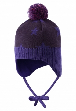 LASSIE Beanie Tane Dark plum 718786-4951-38/40