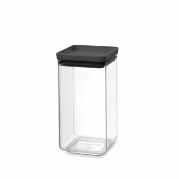 BRABANTIA kārba kantaina 1,6L, dark grey - 122385