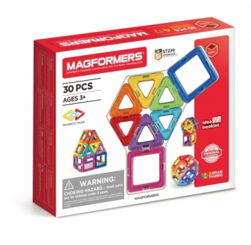 MAGFORMERS Magnētu komplekts, 30 gb