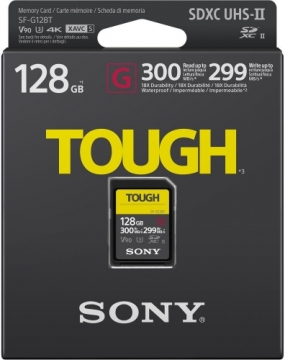 Sony memory card SDXC 128GB G Tough UHS-II U3 V90