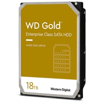 Western Digital HDD SATA 18TB 7200RPM 6GB/S/512MB GOLD WD181KRYZ WDC