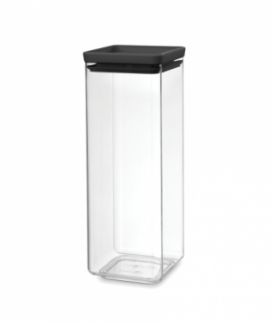 BRABANTIA kārba kantaina 2,5L, dark grey - 122408