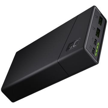 Power Bank Green Cell GC PowerPlay20 20000mAh with fast charging 2x USB Ultra Charge and 2x USB-C Power Delivery 18W