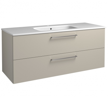 Basin unit with washbasin Raguvos Baldai JOY 121 CM taupe 12113713