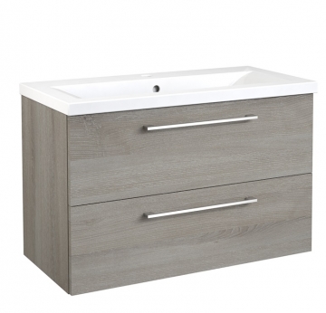 Basin unit with washbasin Raguvos Baldai SCANDIC 81 CM grey ash 15112503