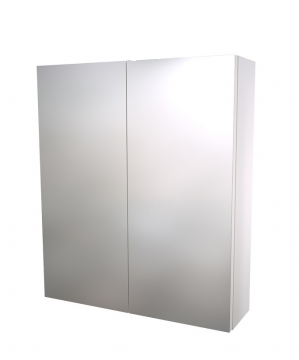 Шкафчик с зеркальными дверцами Raguvos Baldai SCANDIC 60 CM glossy white 1500311
