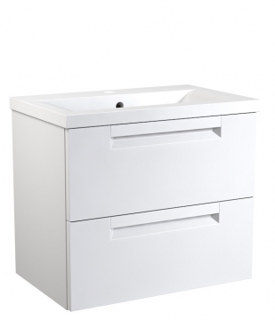 Basin unit with washbasin Raguvos Baldai MILANO 61 CM matt white 191123127