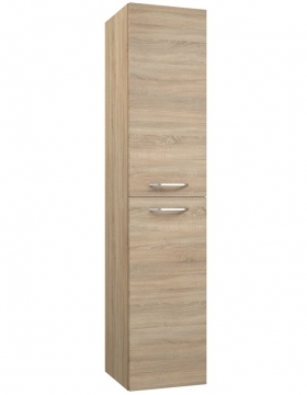 Tall units with laundry basket Raguvos Baldai LUNA 35 CM grey oak 1833210