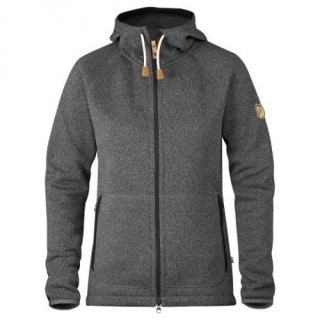 Fjallraven Ovik Fleece Hoodie W / Tumši pelēka / L