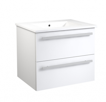 Basin unit with washbasin Raguvos Baldai SERENA 61.5 CM glossy white 14113311