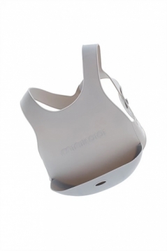 MINIKOIOI size adjustable silicone bib Grey 101020005