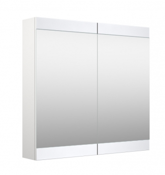 MIRROR CABINET Raguvos Baldai SERENA RETRO 75 CM glossy white 1300411