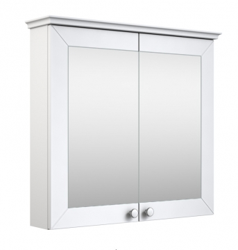 MIRROR CABINET Raguvos Baldai SIESTA 79 CM matt white 170041260