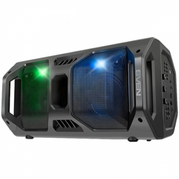 Speaker SVEN PS-600, black (50W, TWS, Bluetooth, FM, USB, microSD, LED-display, 2x4000mA*h)