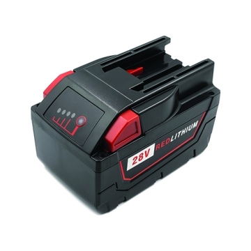 Extradigital Power tool battery MILWAUKEE M28, 28V,  4.0Ah, Li-ion