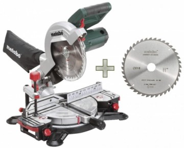 Šķērszāģis KS 216 M Lasercut + zāģripa 628060000&MET, Metabo