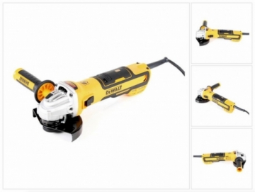 Leņķa slīpmašīna DWE4347, bezoglīšu, 125mm, 1700W, DeWalt