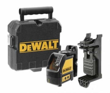 Krustleņķa lāzera līmeņrādis DW088CG, 2 zaļas līnijas, DeWalt