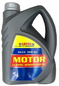 Motoreļļa MOTOR CLASSIC SEMISYNTETIC 10W40 5L, Lotos Oil