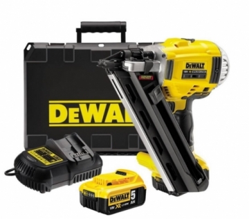 Akumulatora naglotājs DCN692P2 bezoglīšu, 50-90mm, 18V/5,0Ah, DeWalt