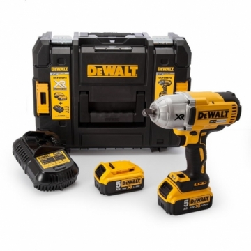 Akumulatora triecienatslēga DCF899P2, 1/2", 18V /2x 5,0Ah, DeWalt