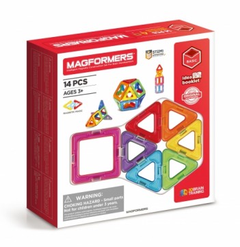 MAGFORMERS Magnētu komplekts, 14 gb