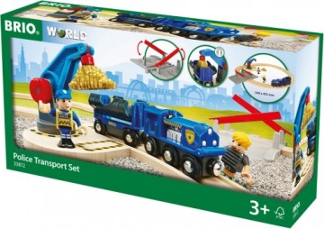 Brio Railway BRIO Policijas transporta komplekts , 33812