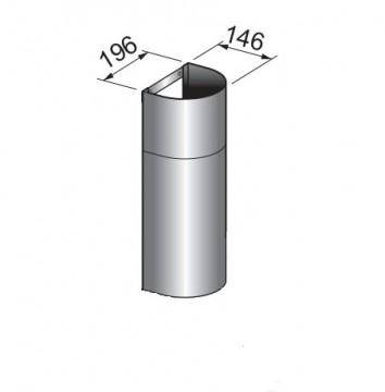 Hood chimney covers set for Greentek G50MW/G60MW