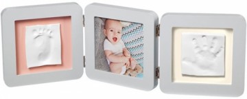 Baby Art Double 2P Essentials komplekts mazuļa pēdiņu/rociņu nospieduma izveidošanai, pastel - 3601095300