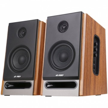 Fenda Multimedia - Speaker F&D R27BT, Bluetooth 5.0, 25Wx2 (RMS), USB, Optical, AUX, remote control, wooden