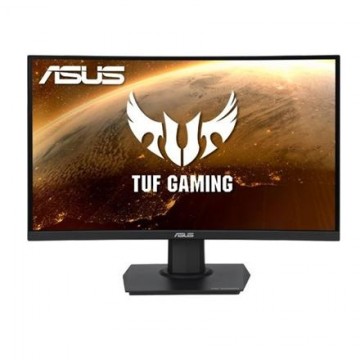 Asus TUF Gaming Curved VG24VQE  24 ", VA, FHD, 1920 x 1080 pixels, 16:9, 1 ms, 250 cd/m², Black, 1 x DisplayPort 1.2, 2 x HDMI 2.0