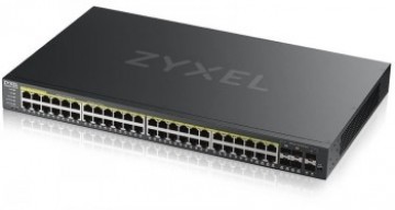 ZYXEL GS2220-50HP,EU REGION,48-PORT GBE L2 POE SWITCH WITH GBE UPLINK (1 YEAR NCC PRO PACK LICENSE BUNDLED)