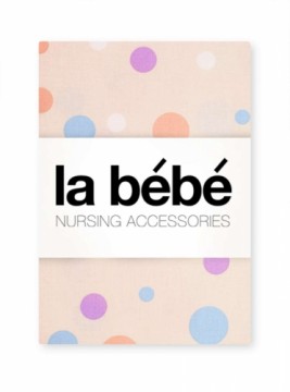 La Bebe™ Set 100x140//105x150/40x60  Art.111518 Dots  Gultas veļas komplekts 3 -daļīgs 100x140 cm