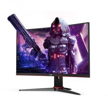 AOC Curved Gaming Monitor C24G2AE/BK 23.6 ", VA, FHD, 1920×1080, 16:9, 1 ms, 250 cd/m², Black/Red