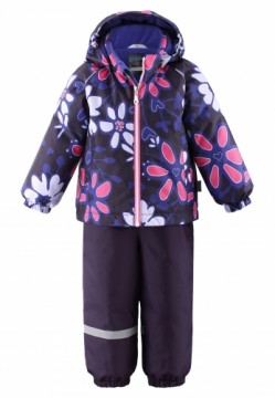 LASSIE Winter set Oivi Dark plum 713732-4955-80