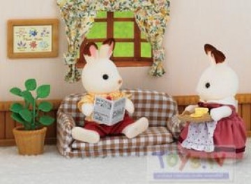 Sylvanian Families Tēvs Trūsis un dīvāns