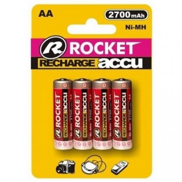 Rocket rechargeable HR6 2700mAh Blister Pack 4pcs.