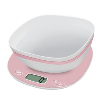 Digital kitchen scale MACARON ROSE + BOL Terraillon 14669