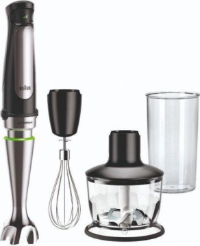 Braun MQ 7035X 0.6 L Immersion blender 1000 W Black, Satin steel