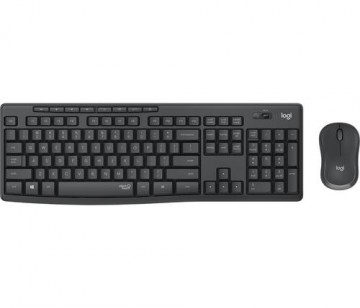 Logitech MK295 Silent Wireless Combo keyboard RF Wireless QWERTY Pan Nordic Black