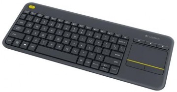 Logitech K400 Plus keyboard RF Wireless QWERTY Pan Nordic Black