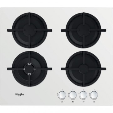 Whirlpool AKT625WH Gas on glass Hoob