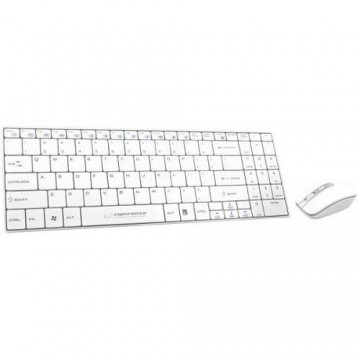 Esperanza EK122W keyboard RF Wireless QWERTY White