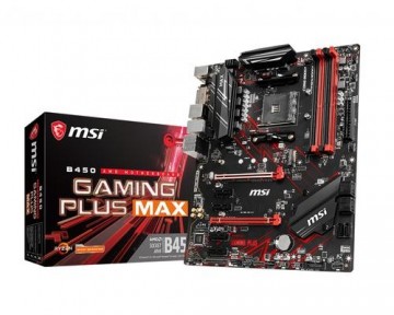 MSI Motherboard B450 GAMING PLUS MAX AM 4 DDR4 HDMI/DVI/M.2 ATX