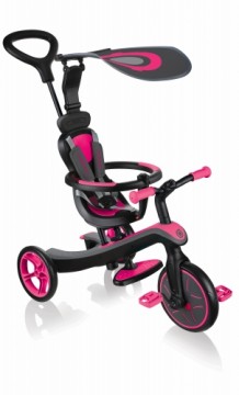 GLOBBER paspirtukas Trike Explorer 4in1, pink, 632-110