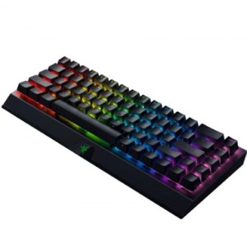 Razer BlackWidow V3 Mini HyperSpeed Mechanical Gaming Keyboard, RGB LED light, Nordic, Wireless, Black, Yellow Switch