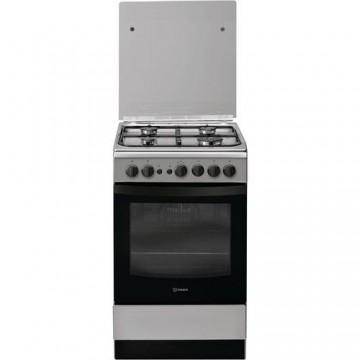 Indesit IS5G1PMX/E stove Freestanding Natural gas Stainless steel