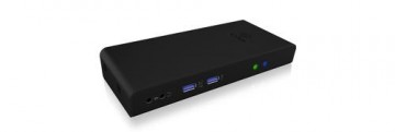 ICY BOX IB-DK2251AC notebook dock/port replicator Wired USB 3.2 Gen 1 (3.1 Gen 1) Type-B Black