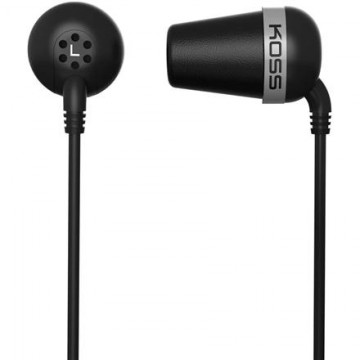 Koss Noise Isolating In-ear Headphones THEPLUGWL In-ear, Wireless, Black